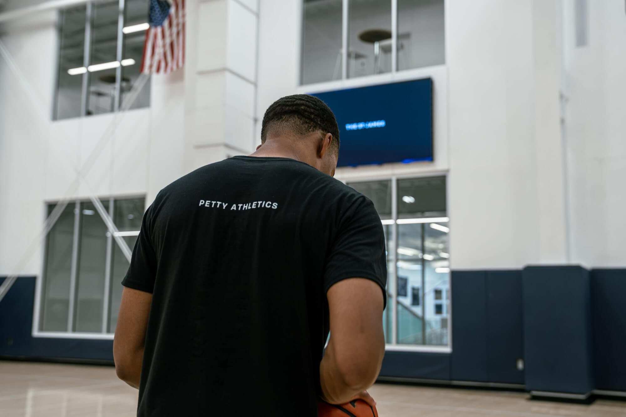 Petty Athletics apparel worn during a basketball training session
